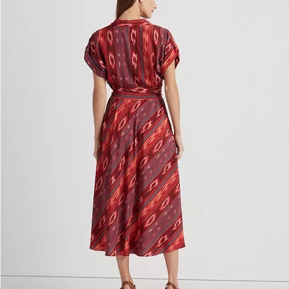 LAUREN RALPH LAUREN
Women's A-Line Belted Crepe Dress Sz 10 - Picture 3 of 5